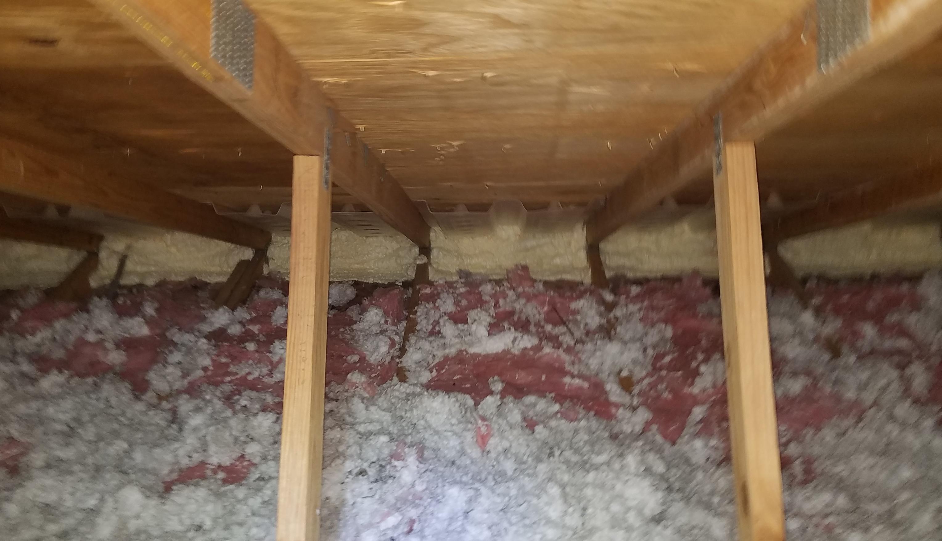 Air Sealing Work Done In Attic