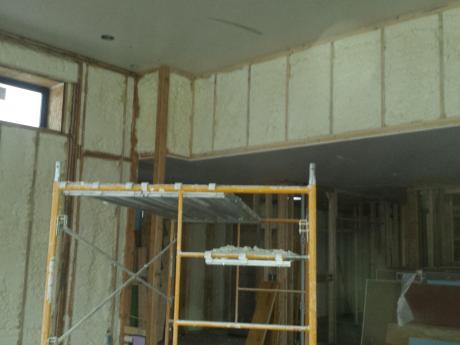 Spray Foam Insulation In New Construction House