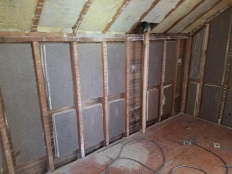 New Insulation In Wall Cavities