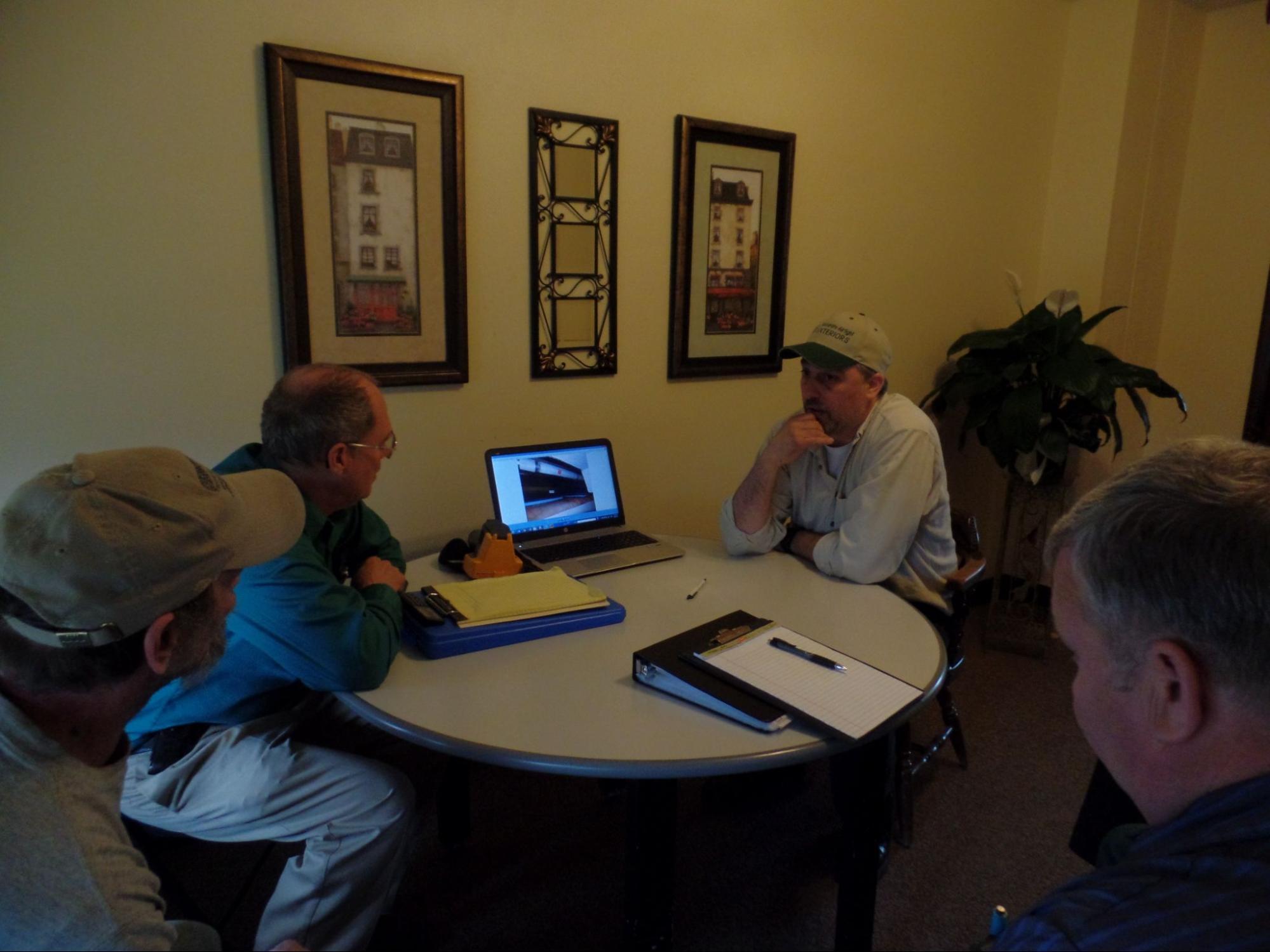 President of Accurate-Airtight Exteriors, Torrance Kramer providing commercial consulting services to clients President of Accurate-Airtight Exteriors, Torrance Kramer Providing Commercial Consulting To Clients