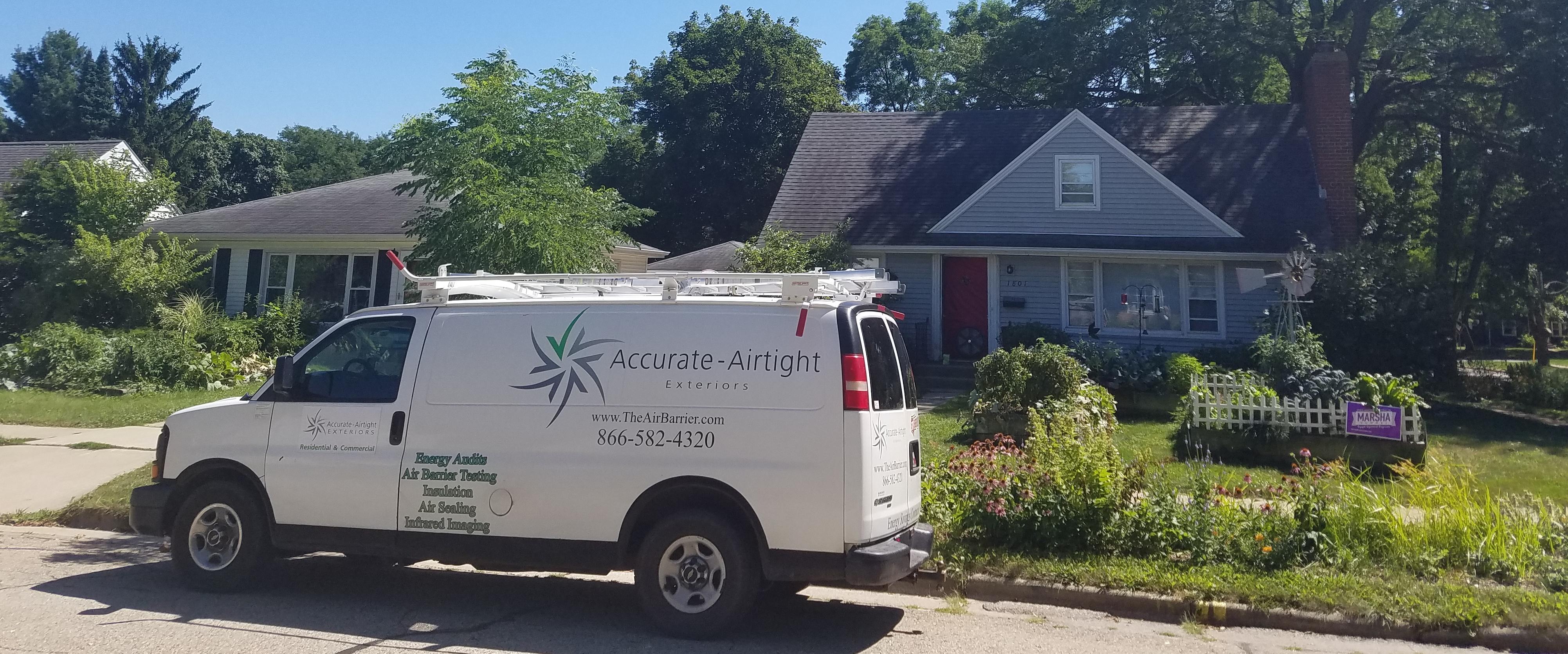 Accurate-Airtight Exteriors Vehicle Parked In Front Of Beautiful Suburban Homes