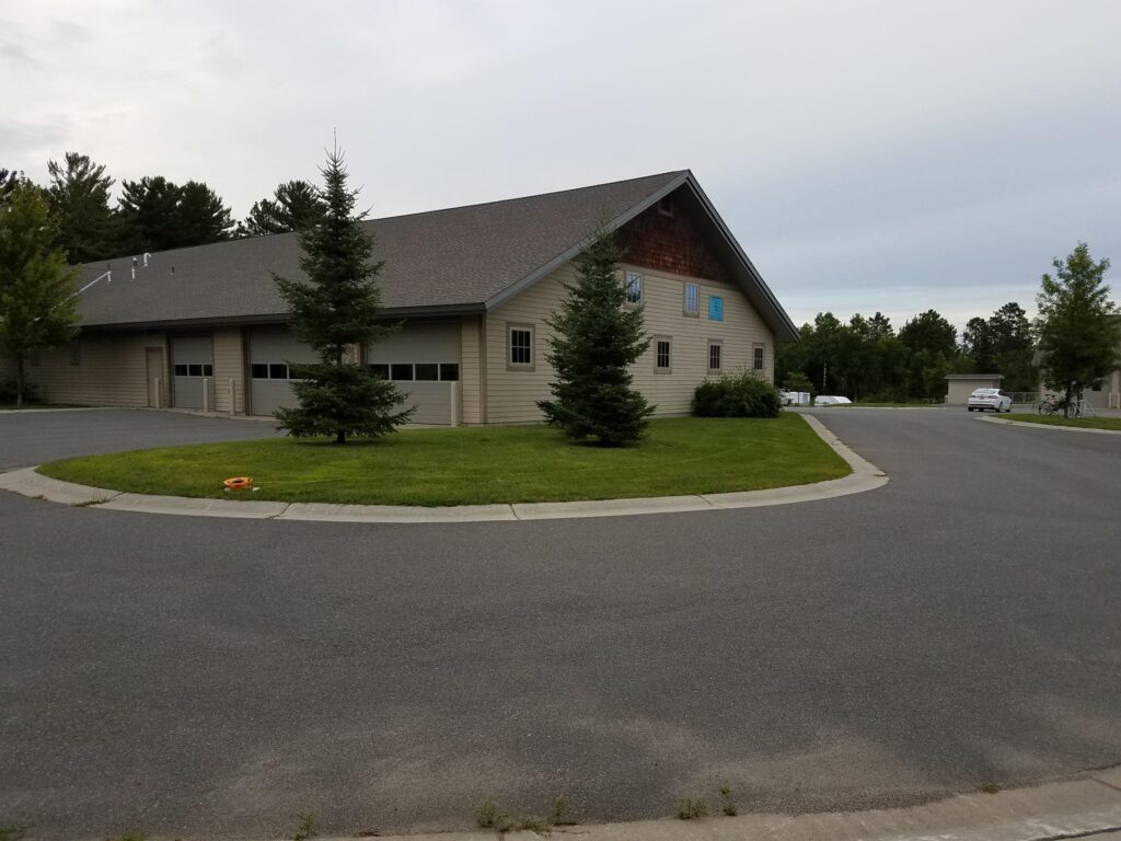 Exterior View Of A Commercial Building