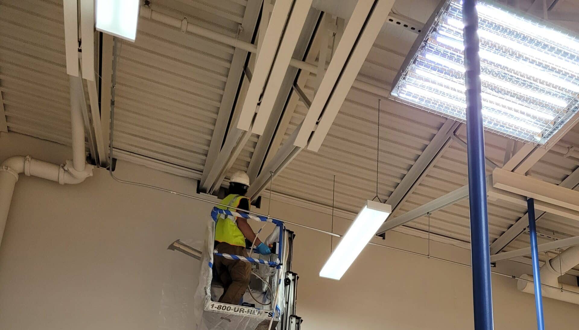 Sealing commercial air barrier
