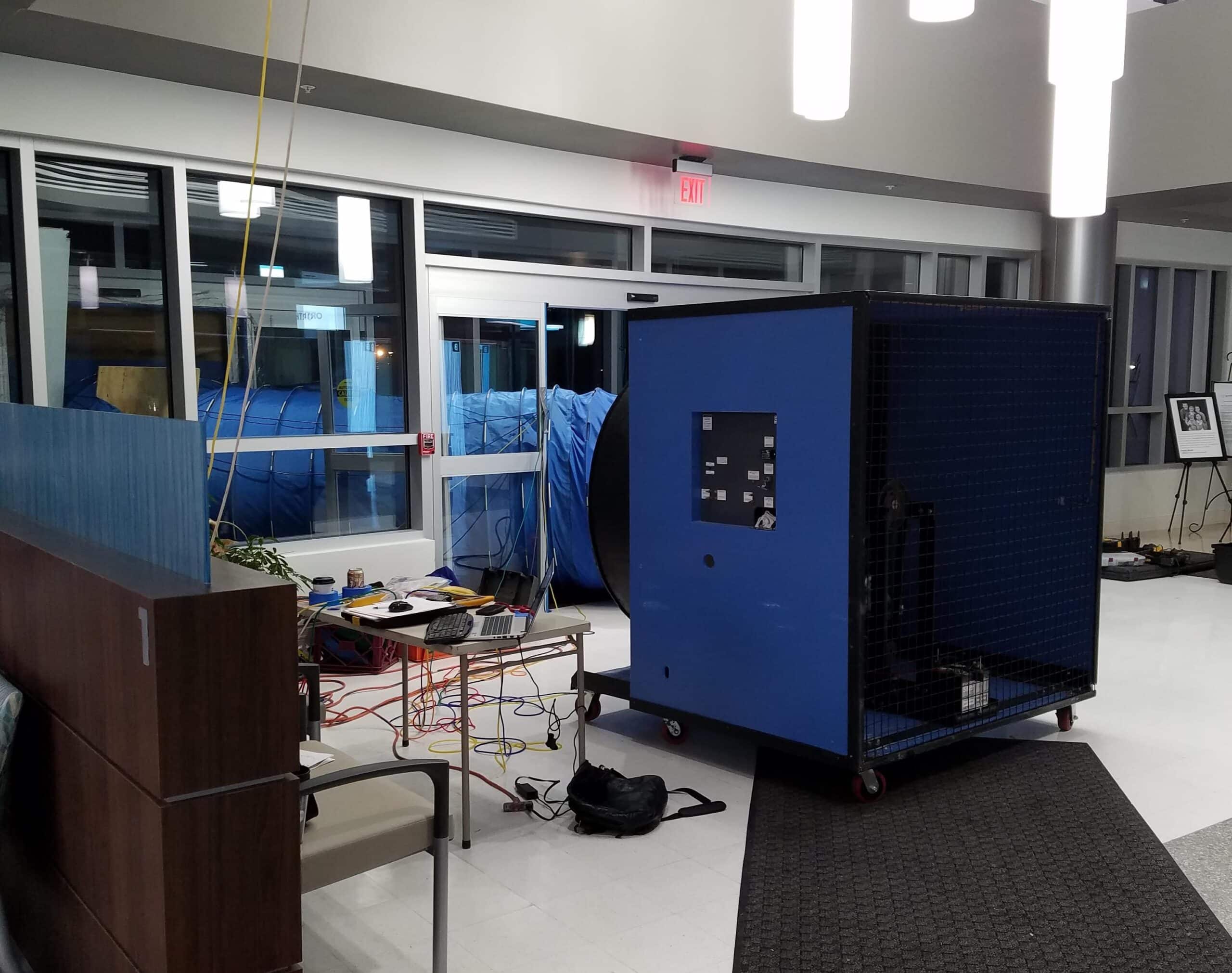 Accurate-Airtight Enclosures is one of the few companies in the country that have an inventory of G-54 blower door systems.