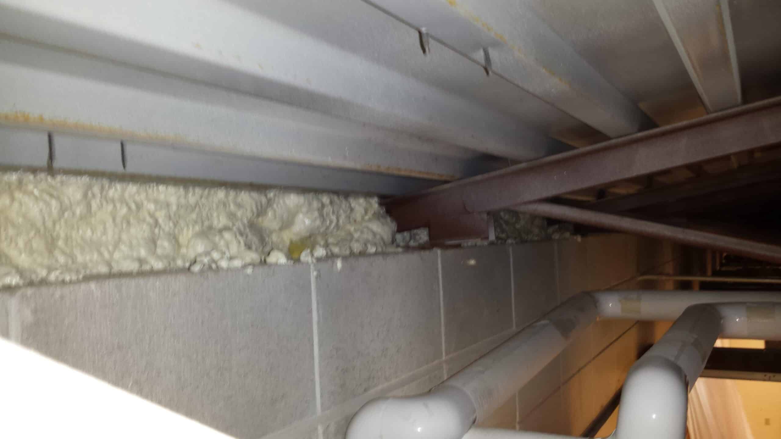 Roof To Wall Juncture Air Sealing